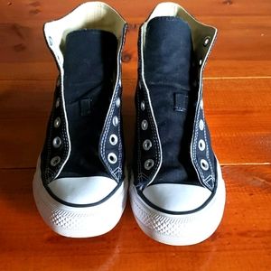 Black converse high tops